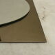 Heavy 2 tone Italian glass mirror