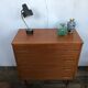 Vintage chest of drawers 1950 feet spindles Scandinavian look