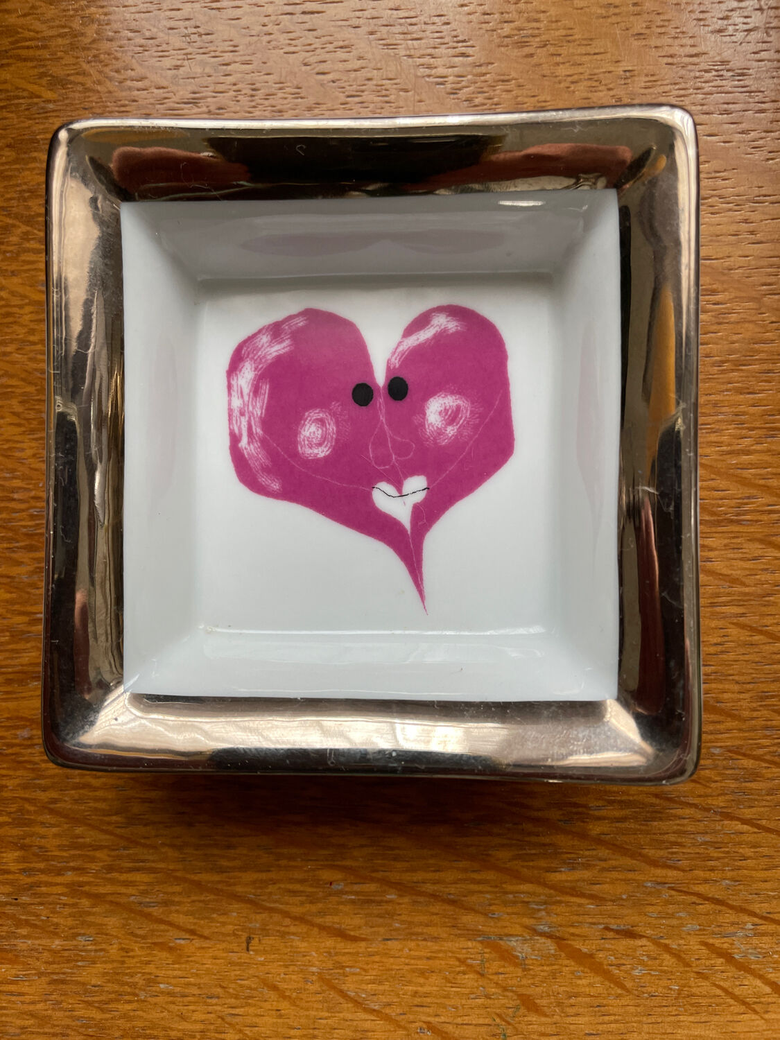 Duo of ashtrays Christian Lacroix in porcelain