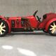 Model reproduction car bugatti 1920 metal tin collection