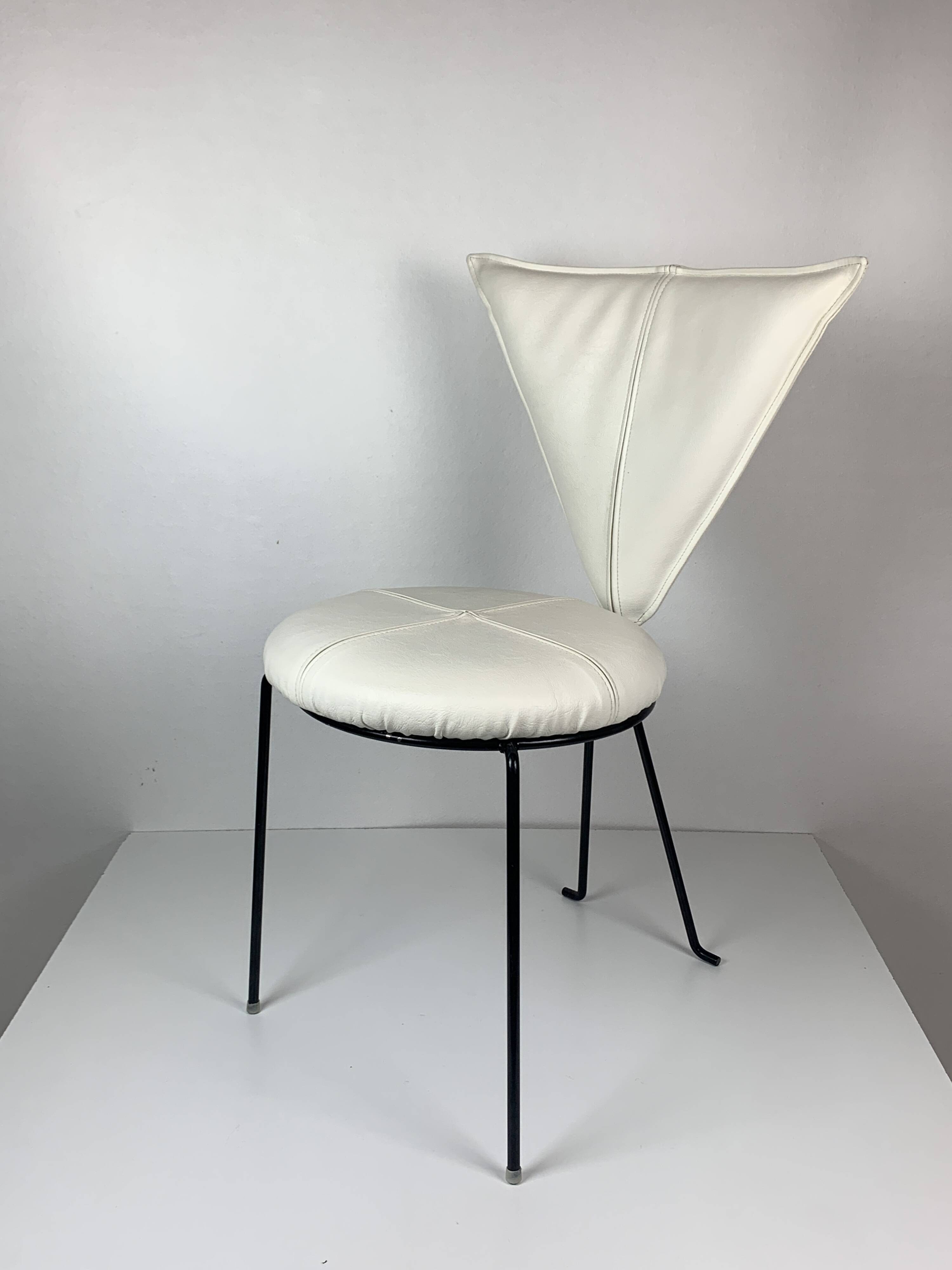 Set of 8 and one post modern dining chairs, 1980s by Lübke