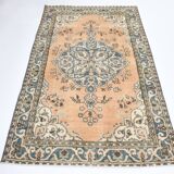 4x6 Dark Teal Green Oriental Vintage Area Rug, 120x194Cm