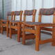 Set de 4 chaises orme Regain vintage 1970
