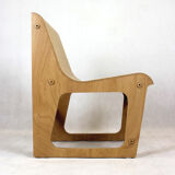 Beech Plywood Bench Symposio by René Šulc for TON, 2010s