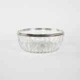 Crystal bowl, Italian design, 1960s, made in Italy