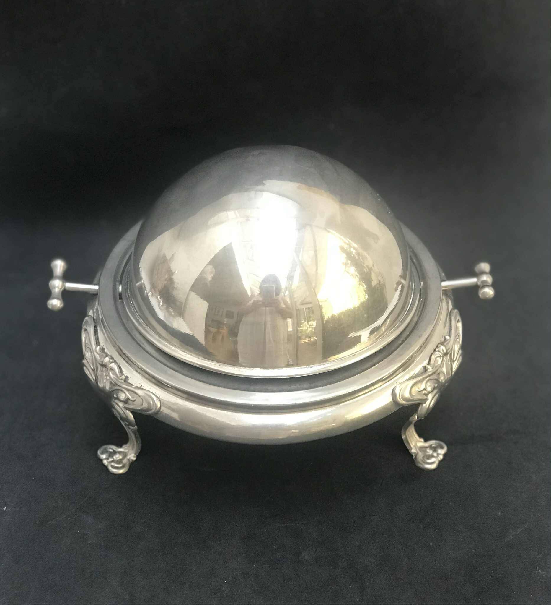 Antique butter dish or caviar holder