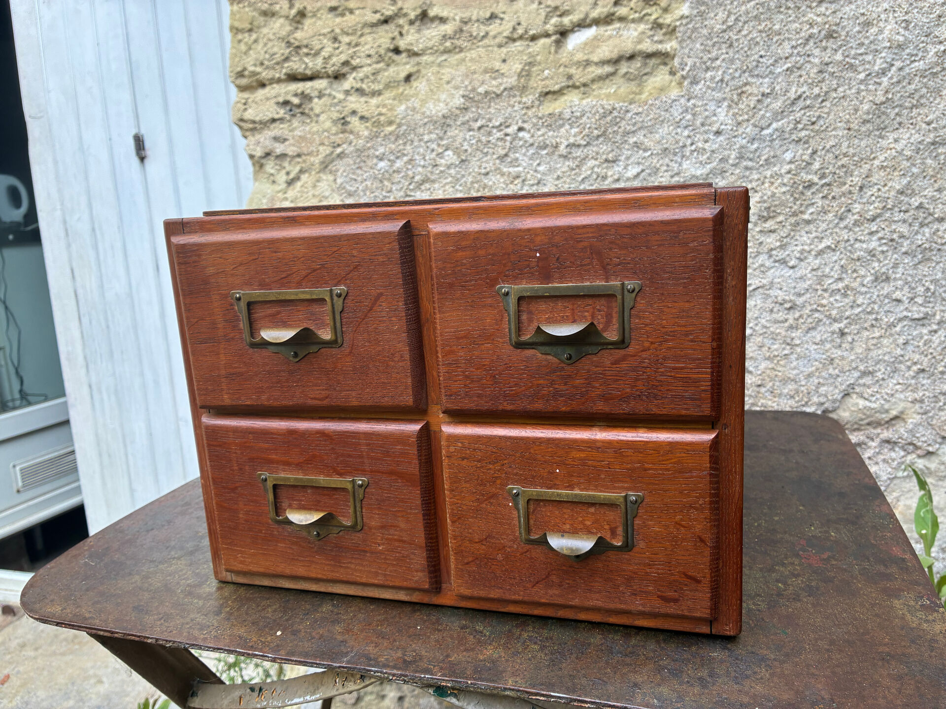 Workshop wooden storage cabinet