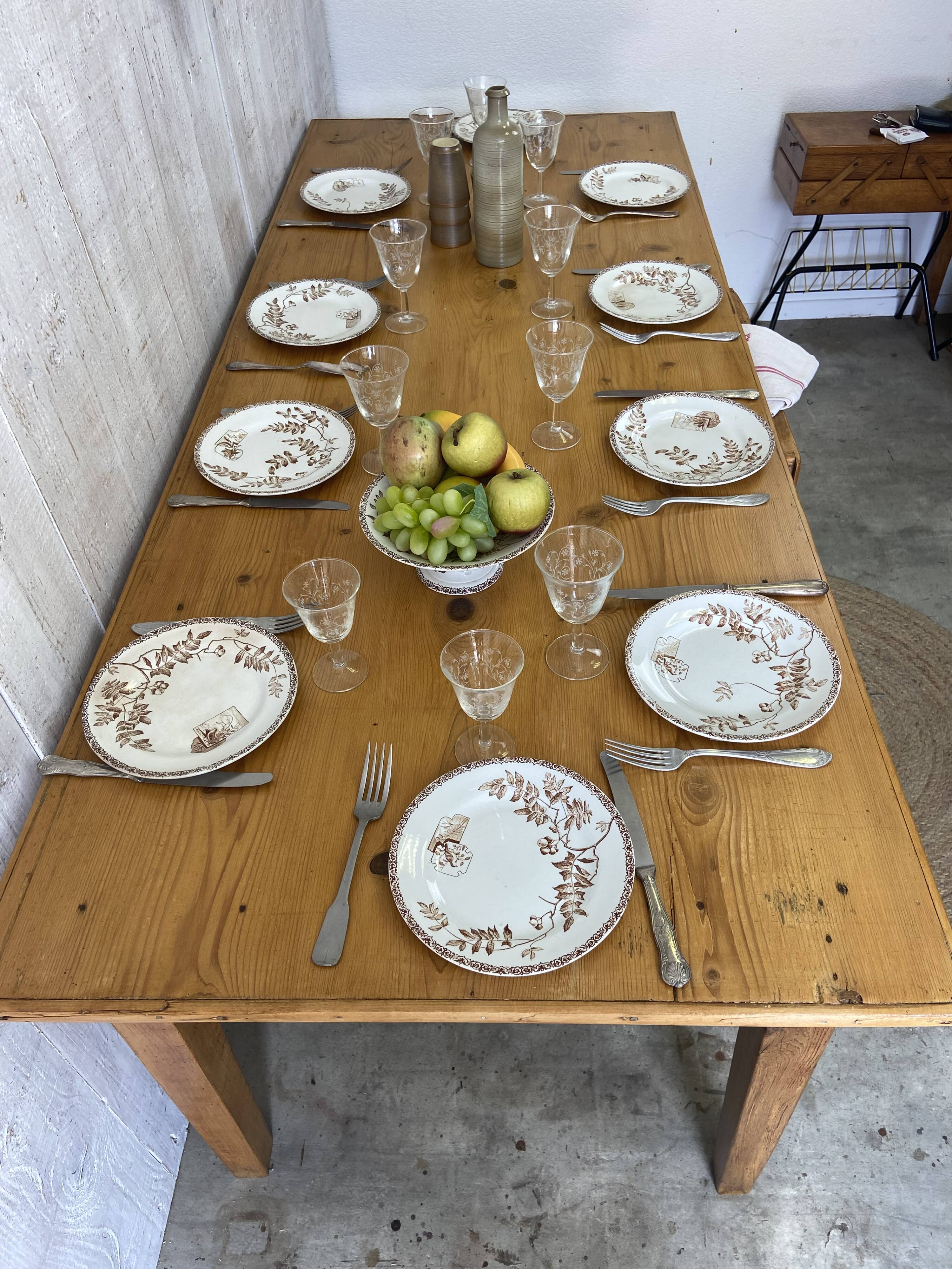 202cm farmhouse table