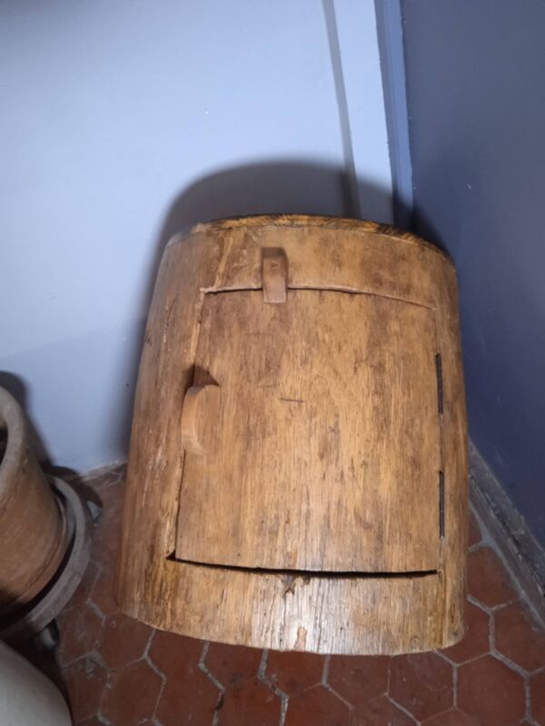 Tronc de Palmier creux; Mini Bar; chevet; meuble d'appoint; meuble d'angle;