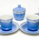 DGS Wałbrzych sugar bowl set with 6 cups