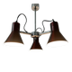A Space Bordeaux ceiling light with 3 arms, 1970s, Germany