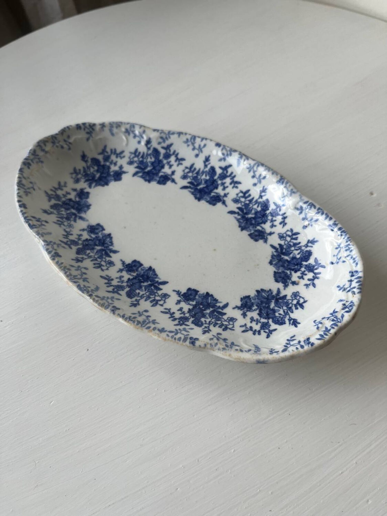 Old bowl in semi-porcelain England