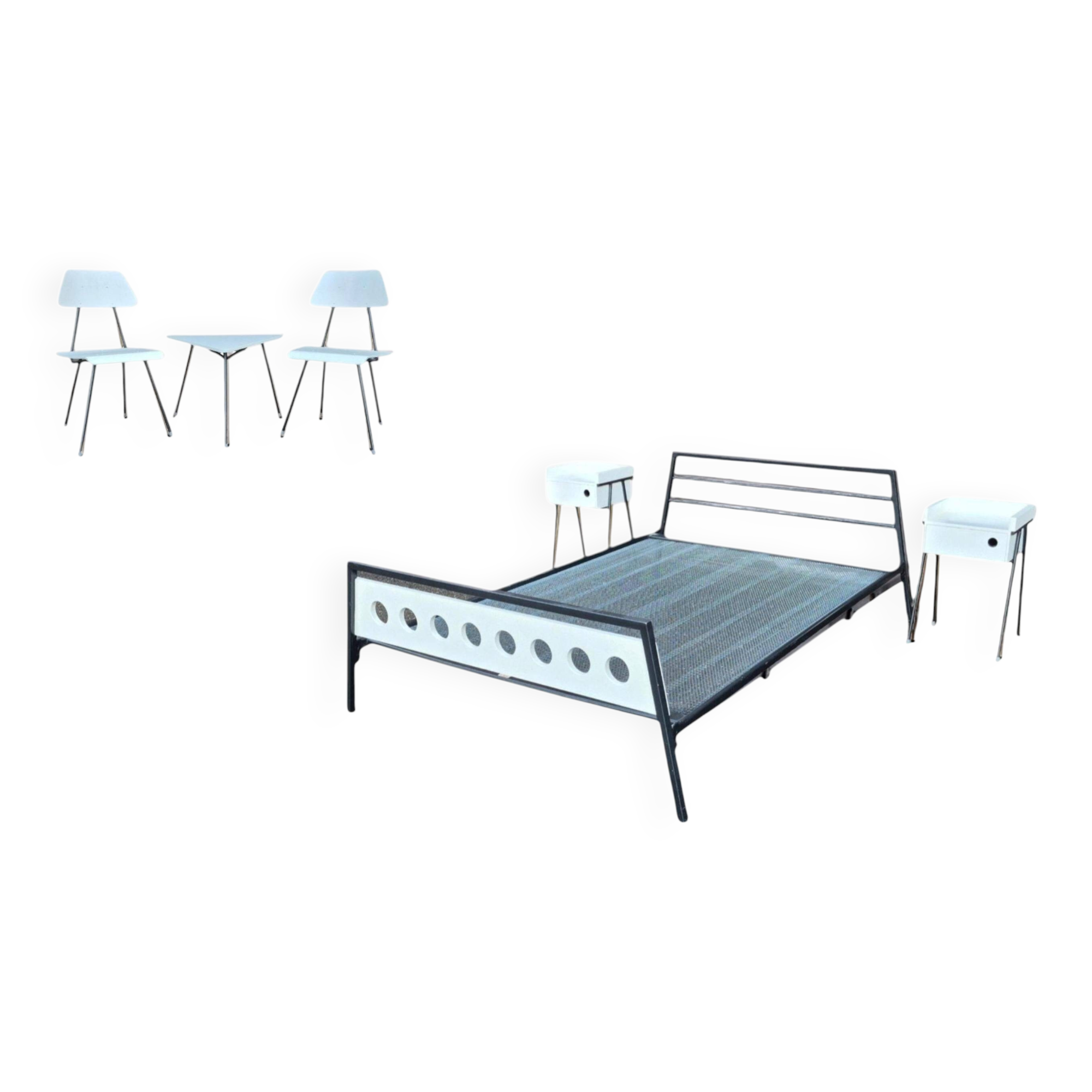 Bedroom set Kamer 56 by Rob Parry and Emile Truijen for DiCo, Netherlands 1950