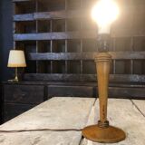 Vintage wooden lamp foot