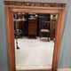 Art Deco mirror wooden surround