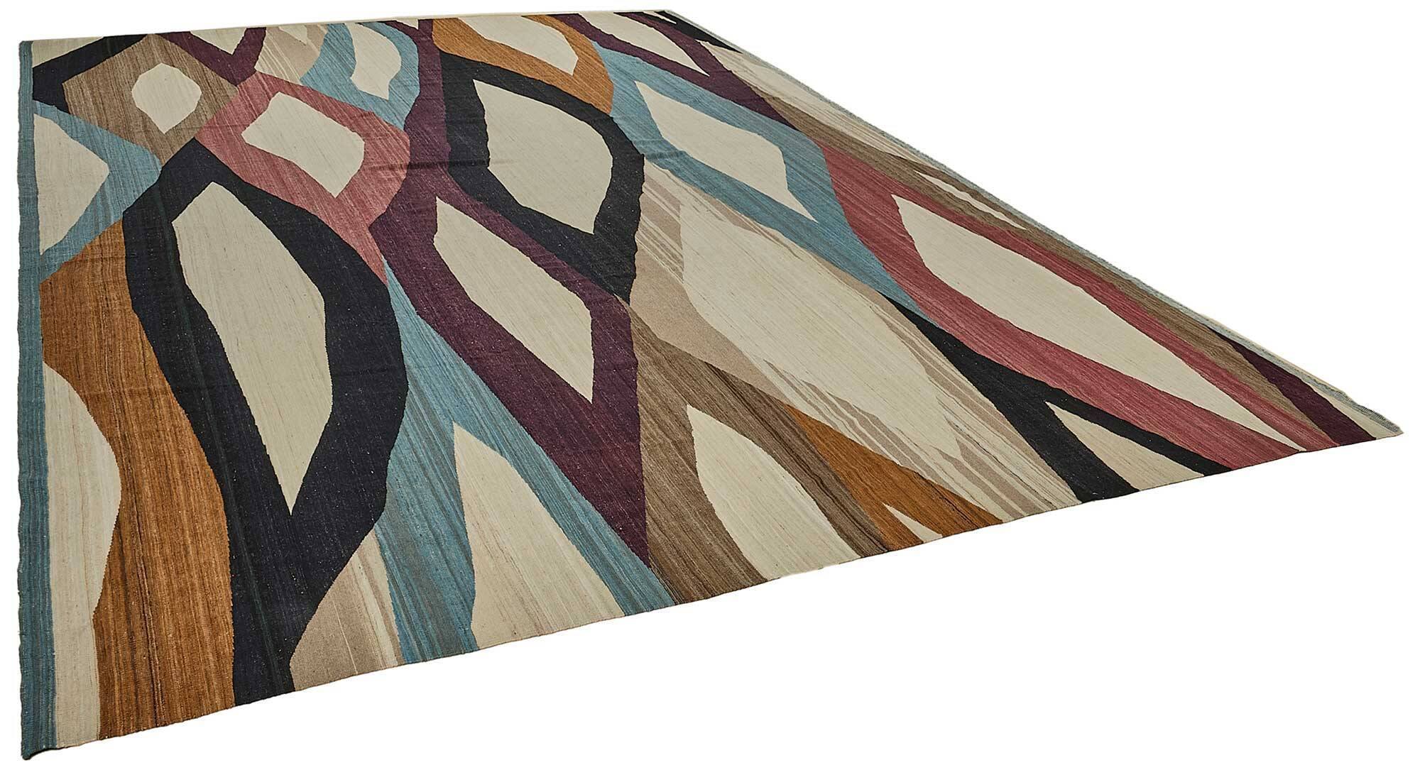 Contemporary Tribal Decorative Kilim 420 cm x 636 cm