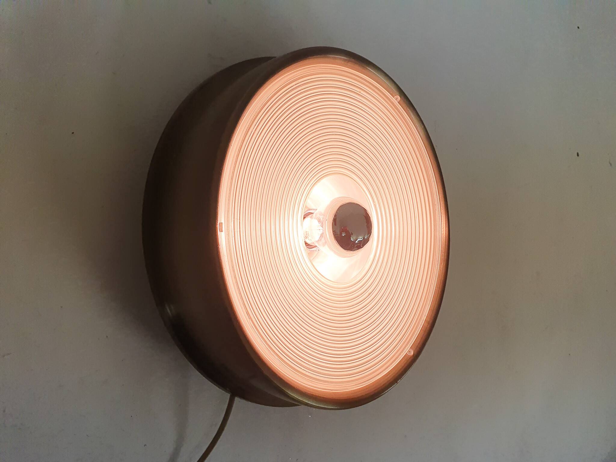 Mid-century wall or ceiling light, Dijkstra, The Netherlands 1950's