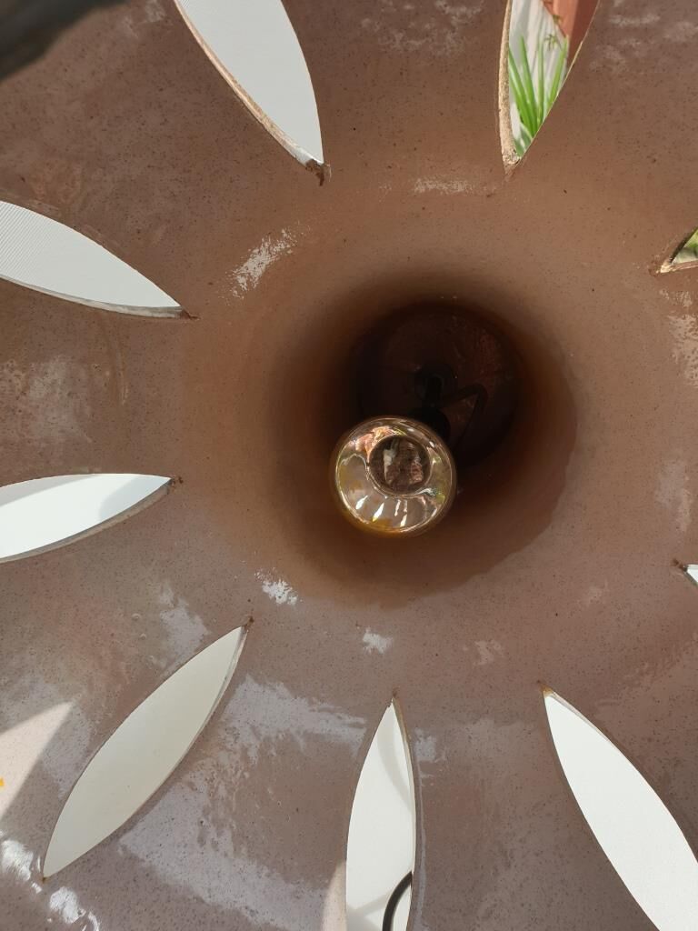 Ceramic floor floor lamp Danish Design 1970