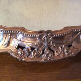 Copper and ice table centre