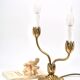 Bronze Water Lily Lamp by Lucien Gau, 1990s