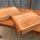 Louis XV style cherry farmhouse table.