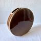 Large crackled glazed stoneware gourd vase, Sia Collection