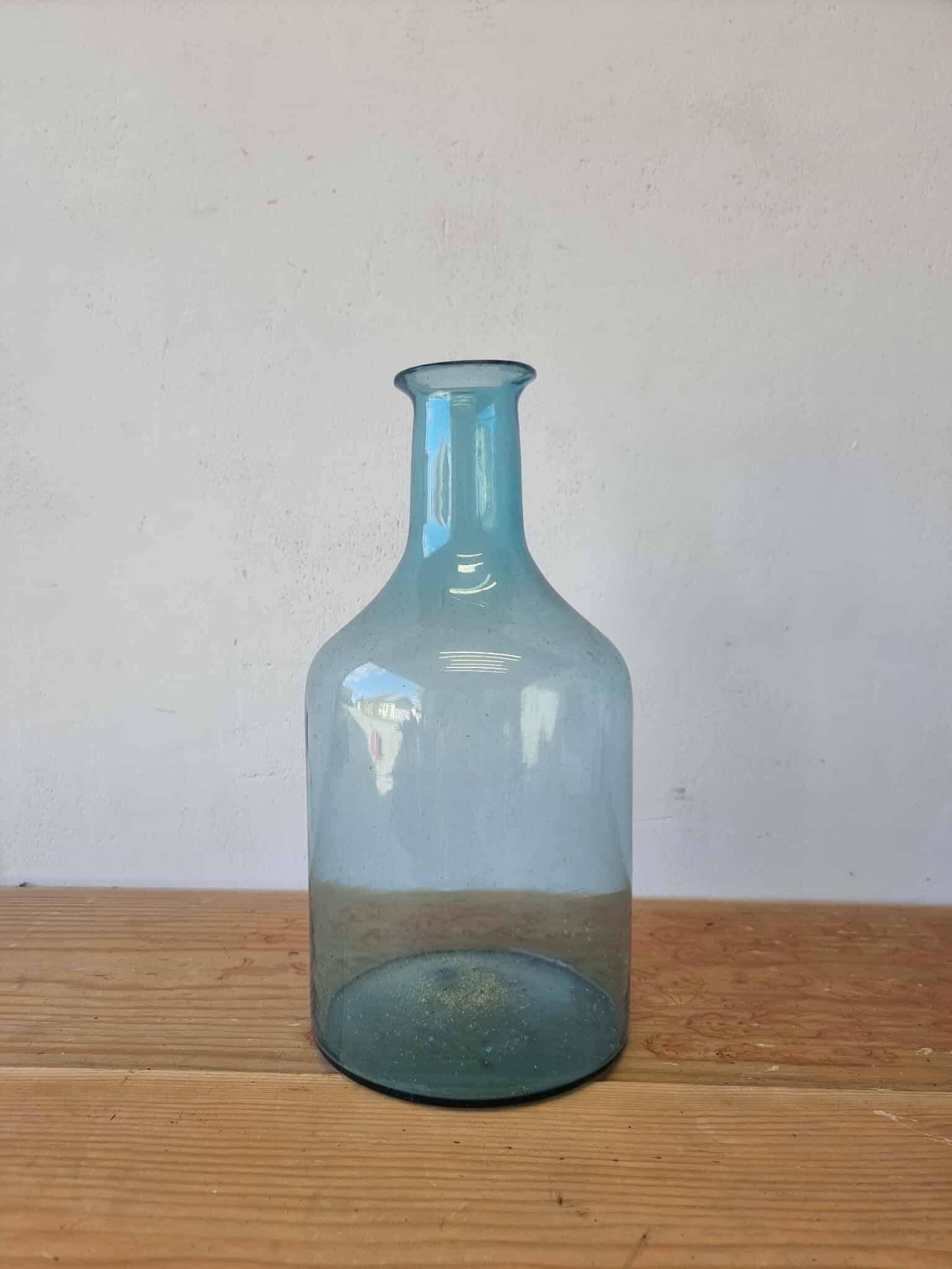 Vintage glass bottles and vases