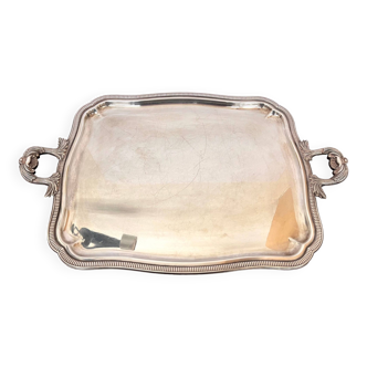 Large silver metal top shell pattern