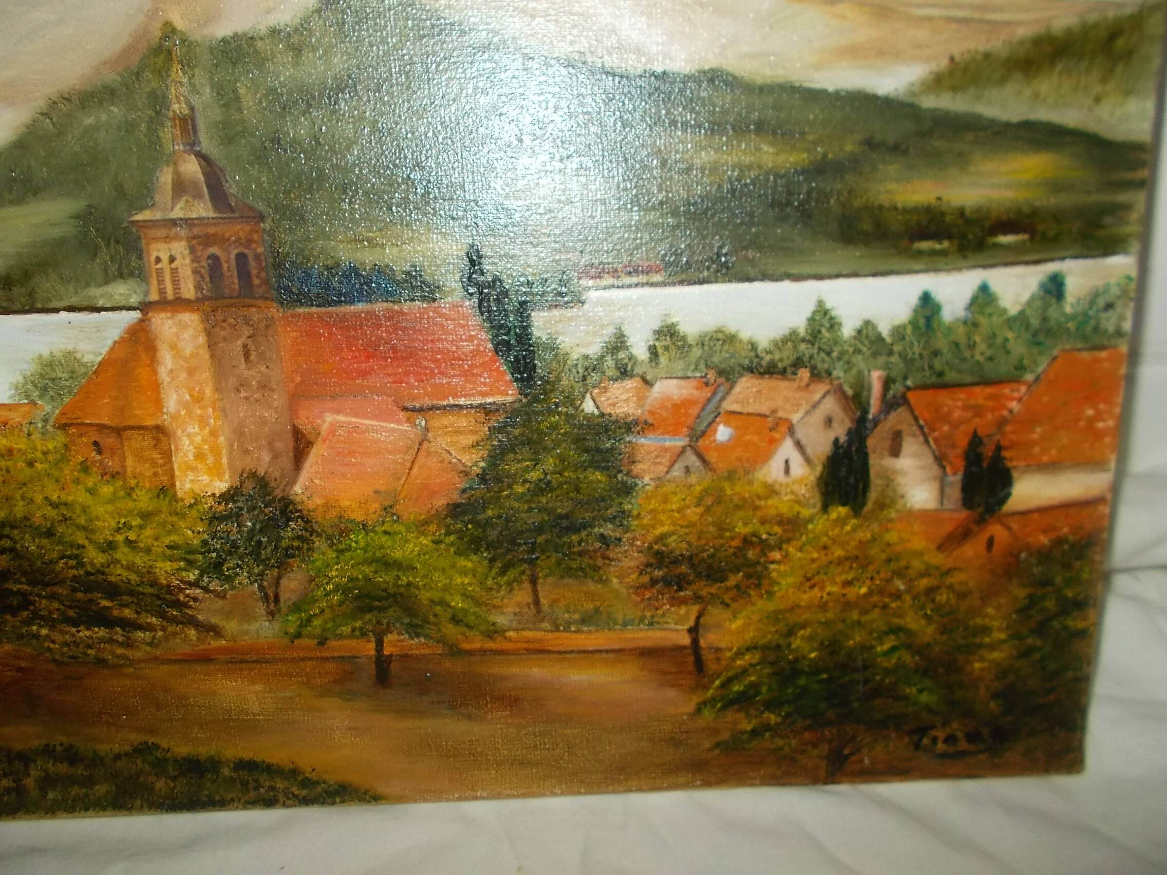 Oil painting landscape