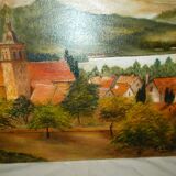 Oil painting on canvas landscape