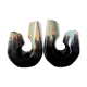 Double vintage ceramic bookend vases