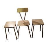 Formica chair and stools