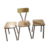 Formica chair and stools