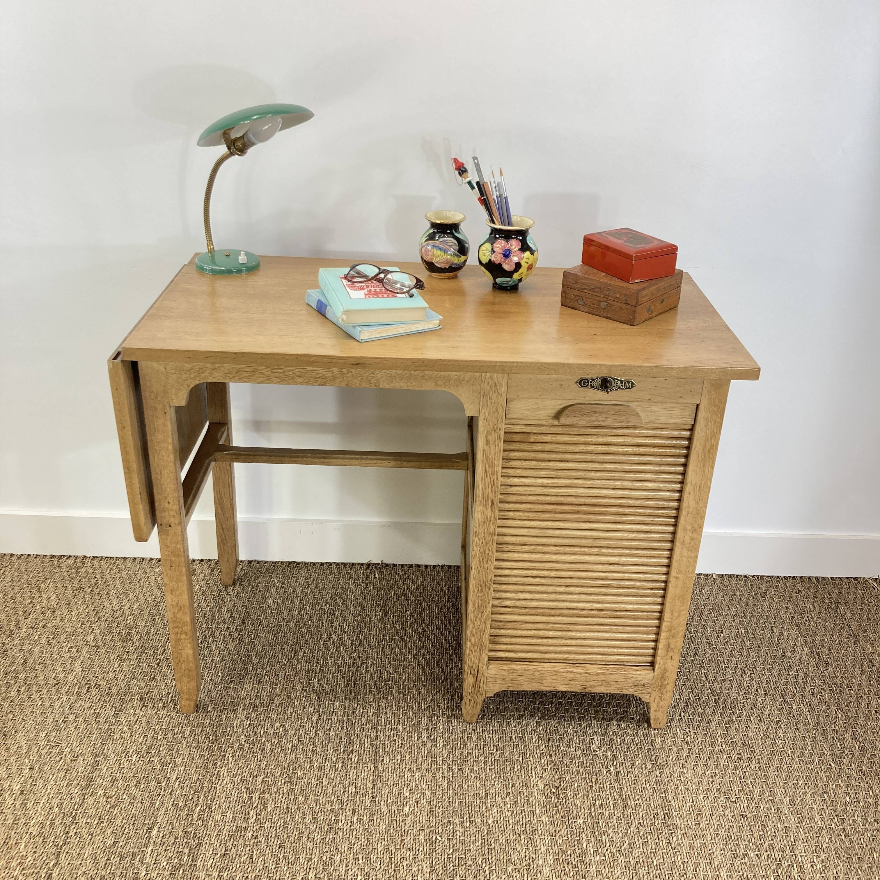 Small restored vintage desk