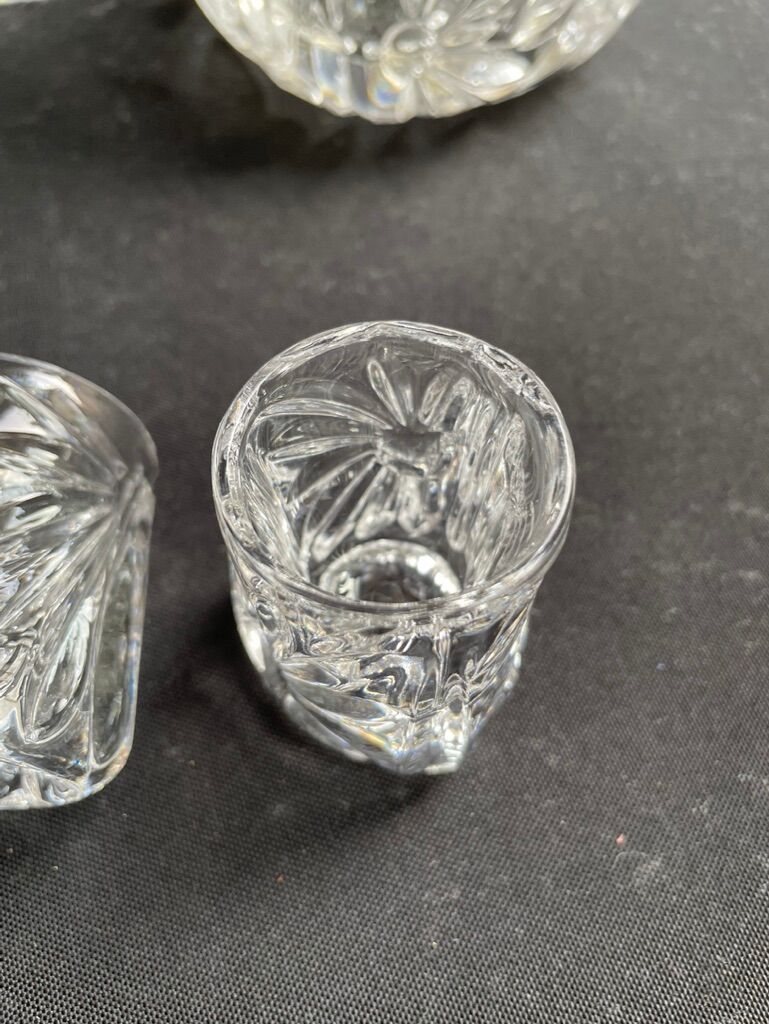 Service à liqueur en cristal de Bavière – Milieu XXème