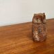 Owl sculpture in Italian pottery from the mid-century by Aldo Londi for Bitossi, 1960s.