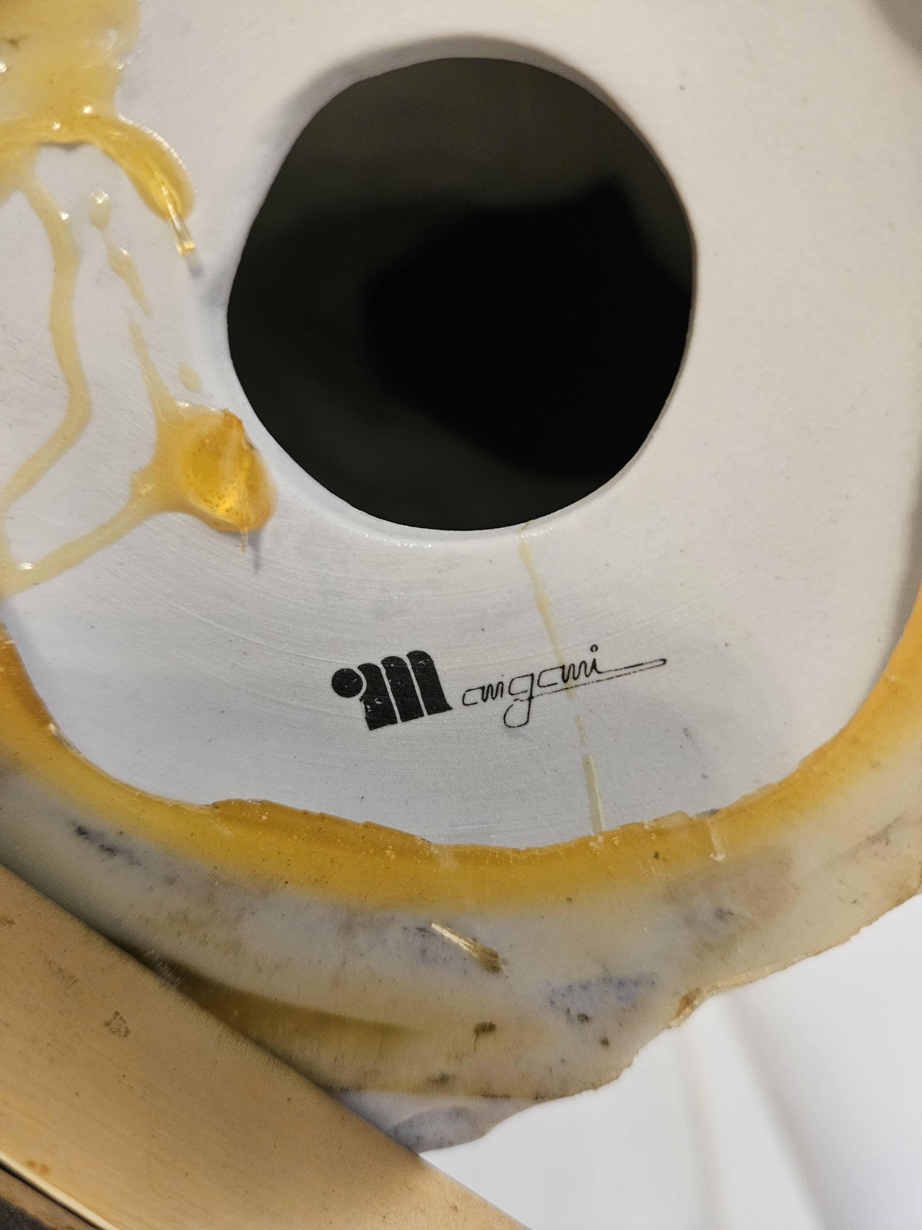 Lamps/vintage, a pair of unique mangani lamps, italy, 1960s/1970s.