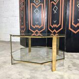 Table basse octogonale en bronze Broncz