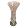 Vintage 1970s Cut Crystal Bohemian Vase #C866
