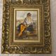 Oil painting on wood. Signed.