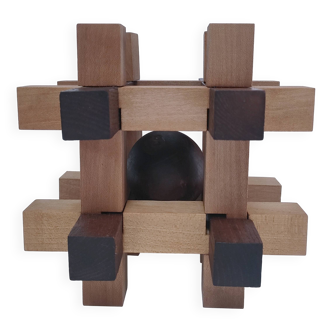 XL wooden puzzle from the 80s