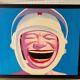 Yue minjun - the astronaut's smile - 60 x 50 cm - reproduction
