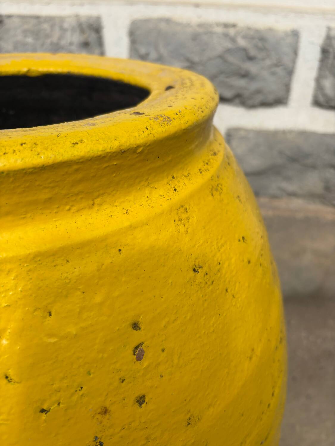 Spanish terracotta pottery jar