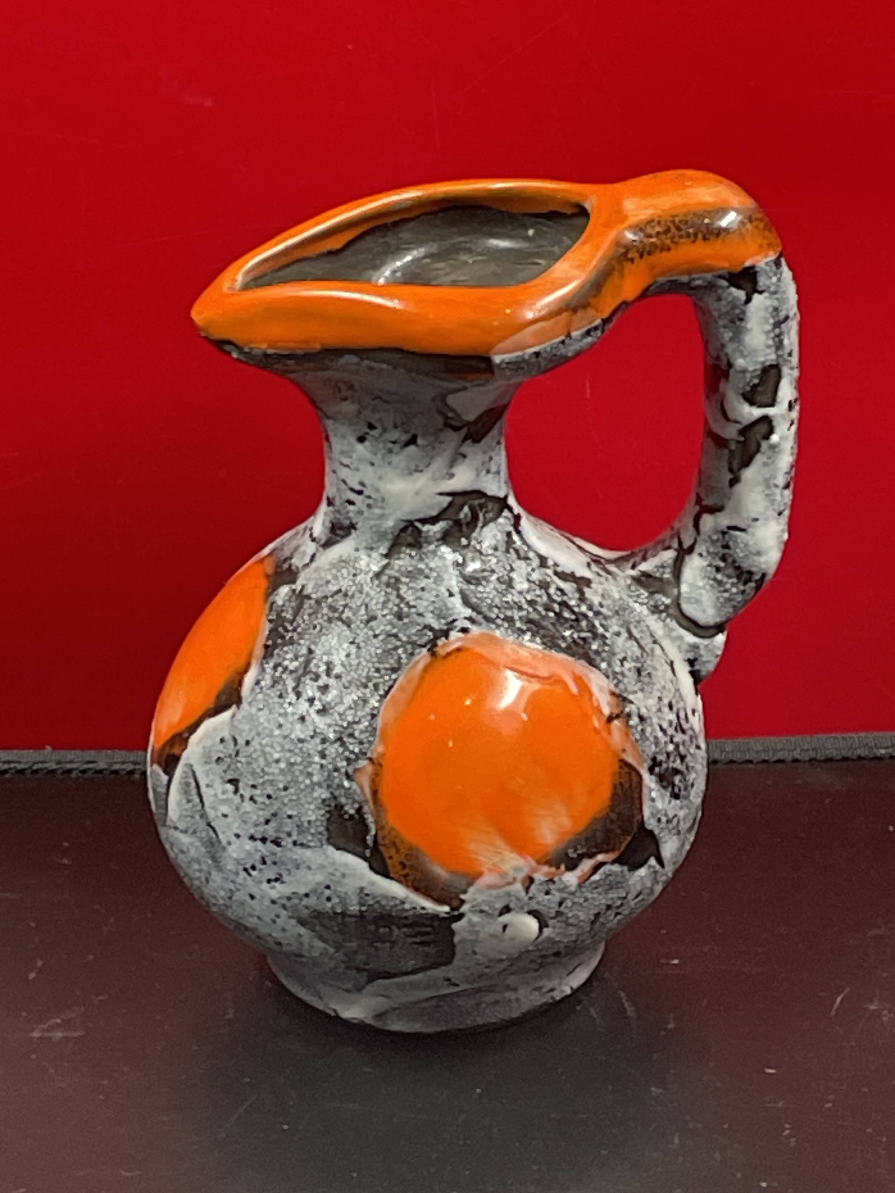 Vintage ceramic, milk jug, glacier enamels