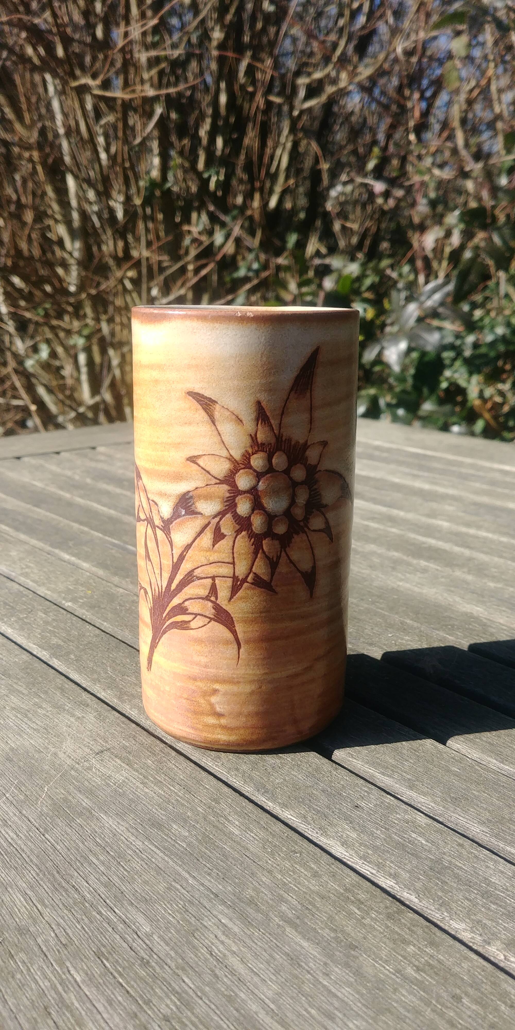 Vase Vallauris signed by Jacques Fonck and Jean Matéo 70s