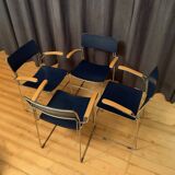 Set of four Sultana chairs, Arrben, Italy, 1970s/1980s