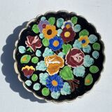 Ceramic dish azure deer Monaco 1960