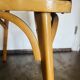 Light Oak Varnished Bistro Chairs (Baumann) Compass Leg