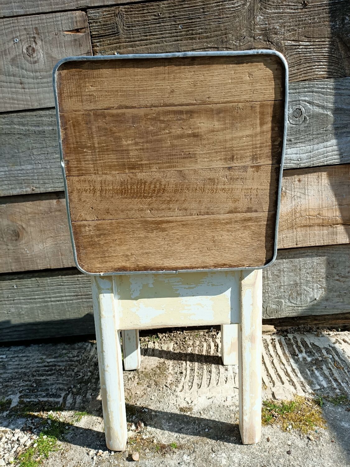 Shoeshine chest stool