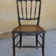 Napoleon III Chair in wood and cannage, twenties
